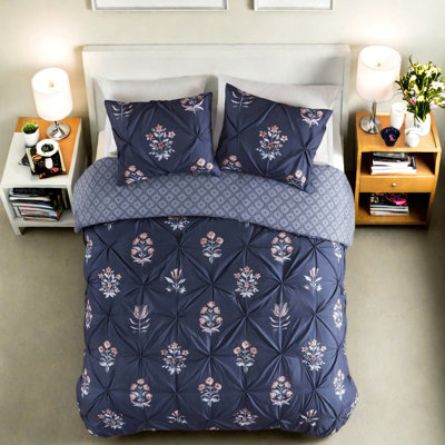 Elegant Multicolor Cotton Bedding Set, Modern Farmhouse Style, Perfect For Home Bedrooms