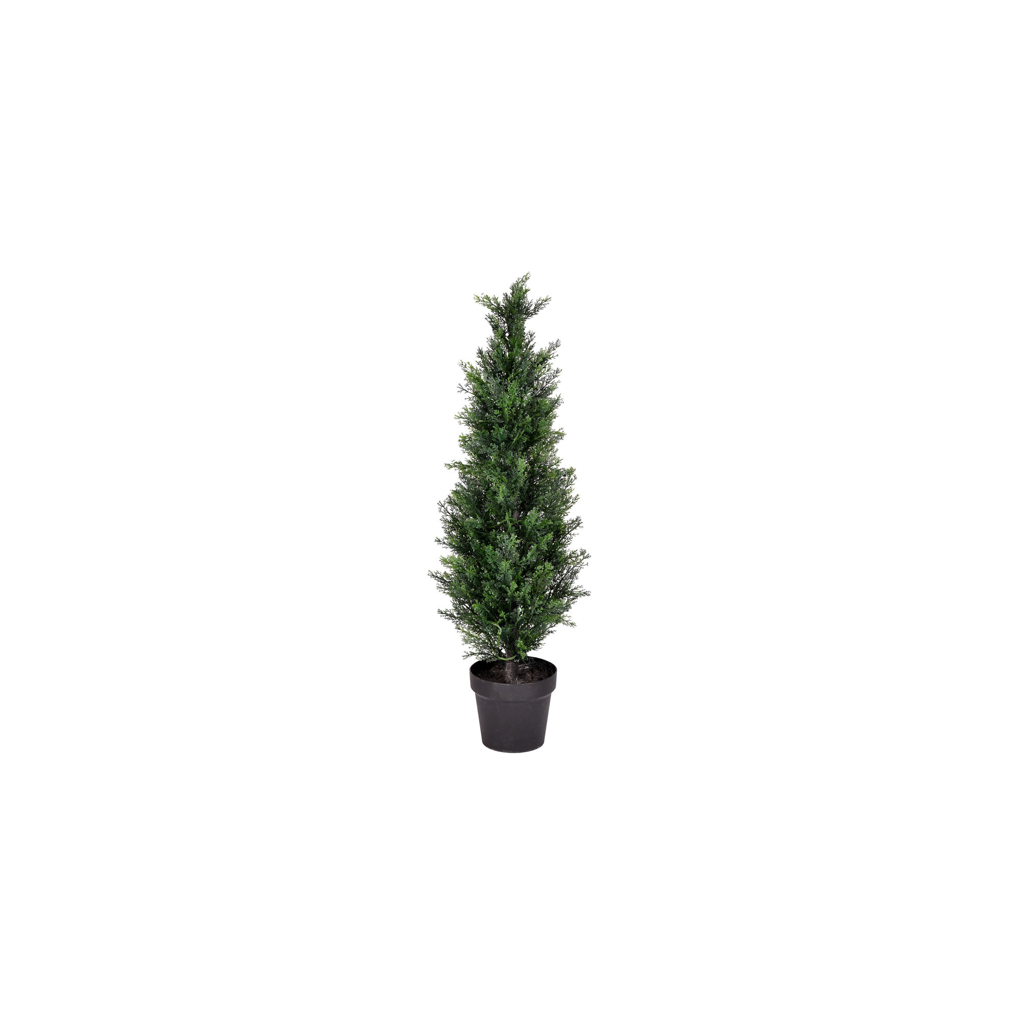 Yarbro Faux Foliage Topiary in Pot, 36" H x 8" W x 8" D