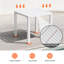 Table d'appoint carrée en aluminium-371539569