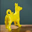 Statue de chien porte-bonheur - Céramique artisanale lisse-115435999