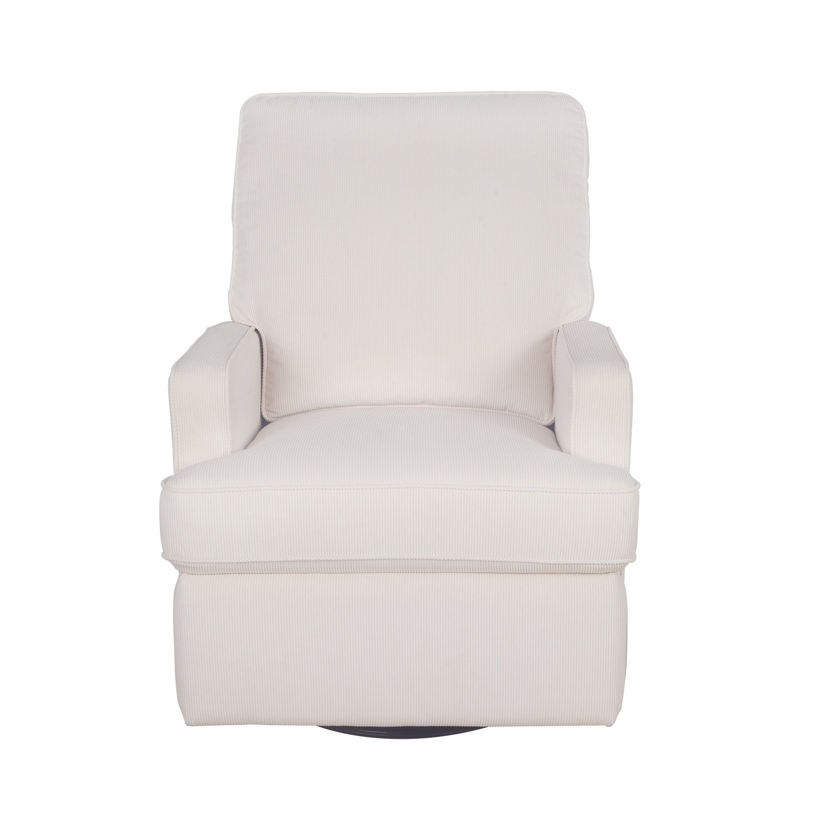 Tucker Swivel Glider, Ivory Corduroy