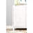 2-Door White Accent Cabinet For Living Room Decor