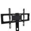 Support de plancher pivotant noir avec tablettes Torbin, peut supporter jusqu'à 110 lb-2037653280-2029294802