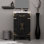Meuble-lavabo en chêne brun - comptoir et miroir en acrylique 20 po L 18 po x 18 po Tiroirs à fermeture en douceur 18 po