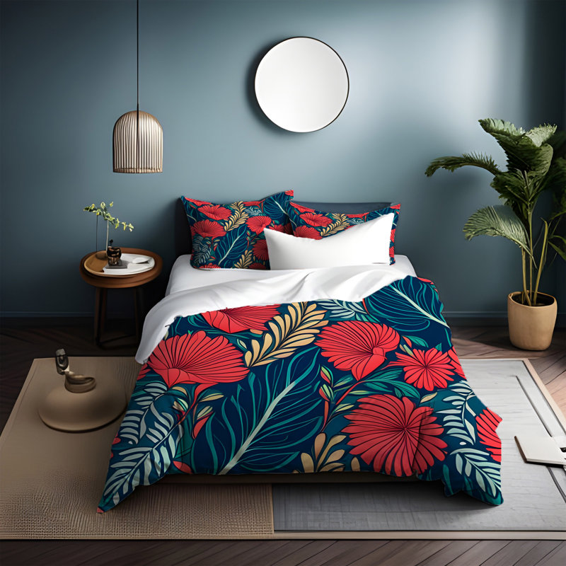 Polyester Duvet Cover, Queen Duvet Cover + 2 Queen Shams