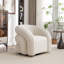 Fauteuil demi-tonneau rembourré et pivotant-1711897626