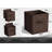 11" Foldable Fabric Storage Cube Bins with Handles-1298273904