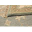 Tapis unique en laine noué à la main style Oushak des années 2010 de 6 pi x 9 pi 4 po gris / beige Ammerman