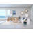 Decorative Bead Garland Glass and Jute Tassel Accents 34" Length Blue Finish Home Bedroom Living Room Office Decor-1336693716-1336693717