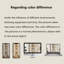 Bibliothèque de rangement romantique de style français