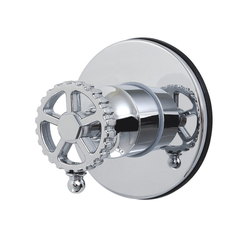 Valve de dérivation à six poignées à une poignée avec ensemble de garniture Kingston Bronze KS4035CG Kingston, Chrome poli