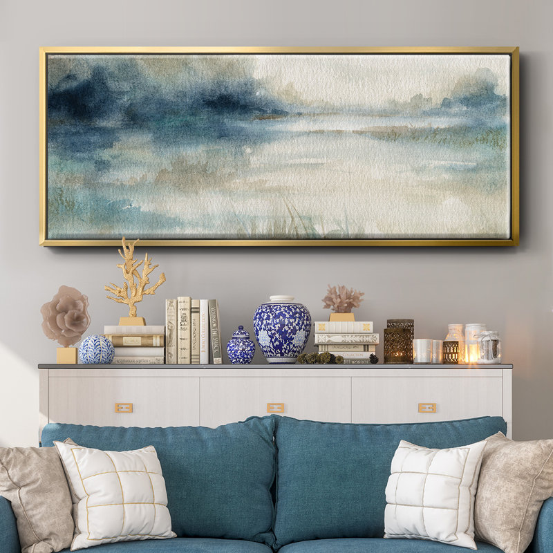 Still Still Waters II - toile encadrée, H 8 po x l 20 po