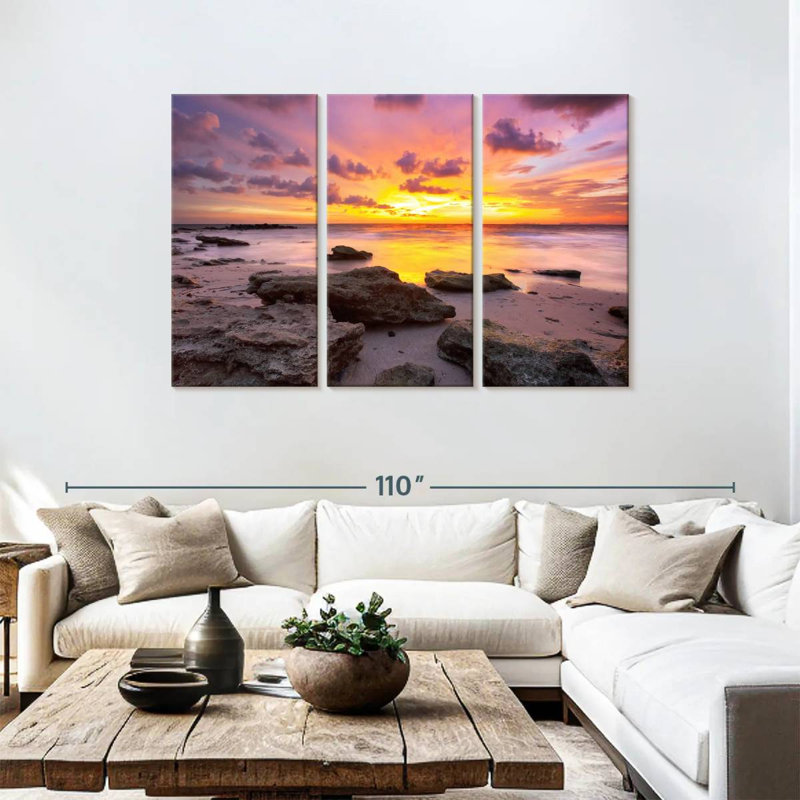 Breathtaking Gillard Sunset, 48" H x 74" W