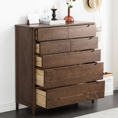 Commode d'appoint simple et moderne en bois