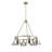 Felda 6 - Light Steel Dimmable Cone Chandelier-99998922-99998913