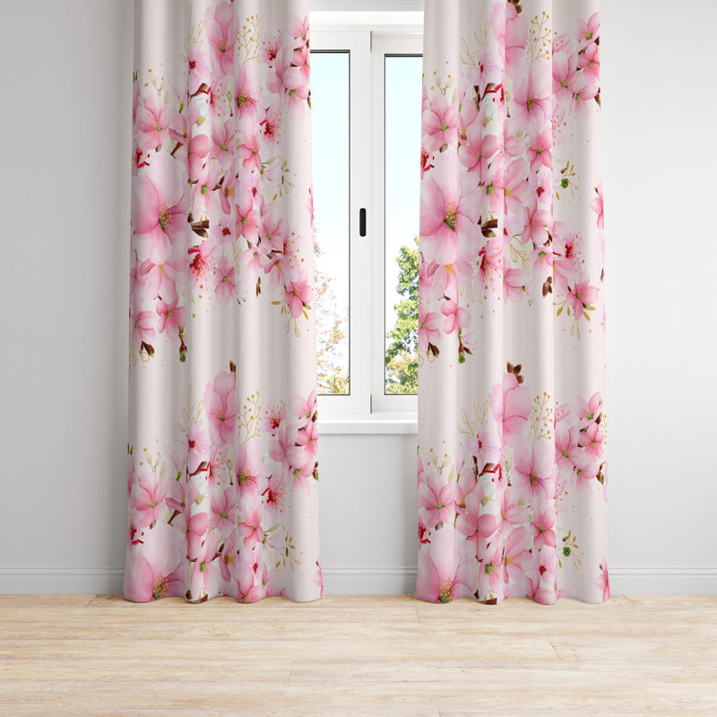 Semi Sheer Curtain Pair, 20" W x 52" L