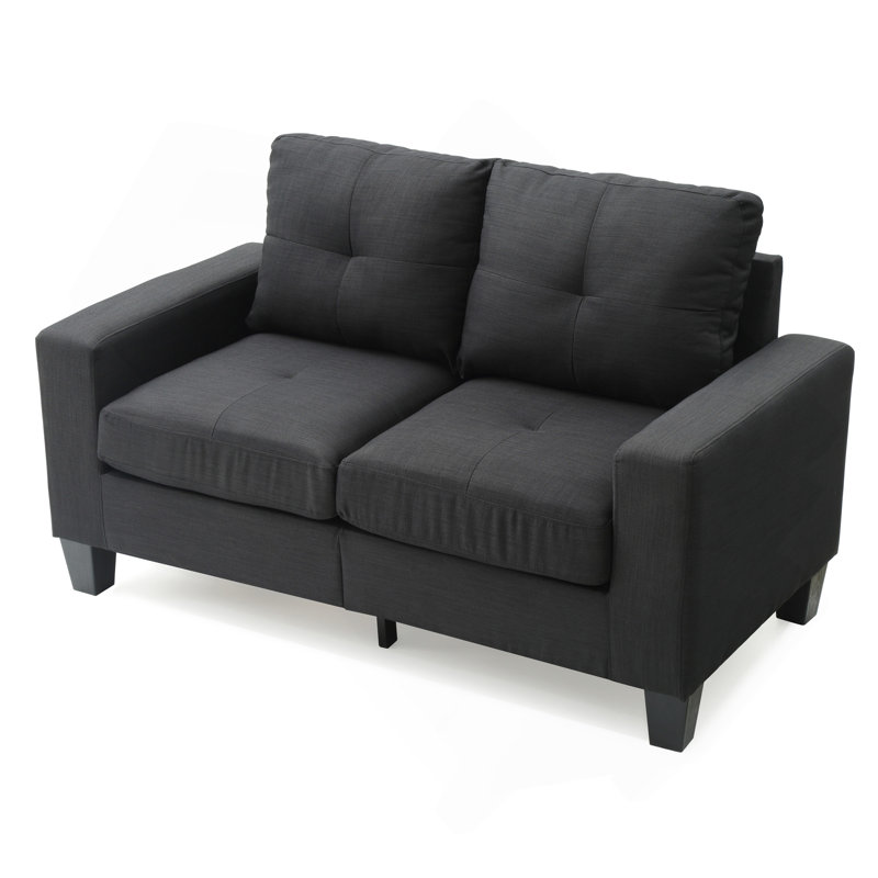 Causeuse modulaire Newbury, noir