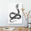 Viper Snake Illustration - Wrapped Canvas-55302676