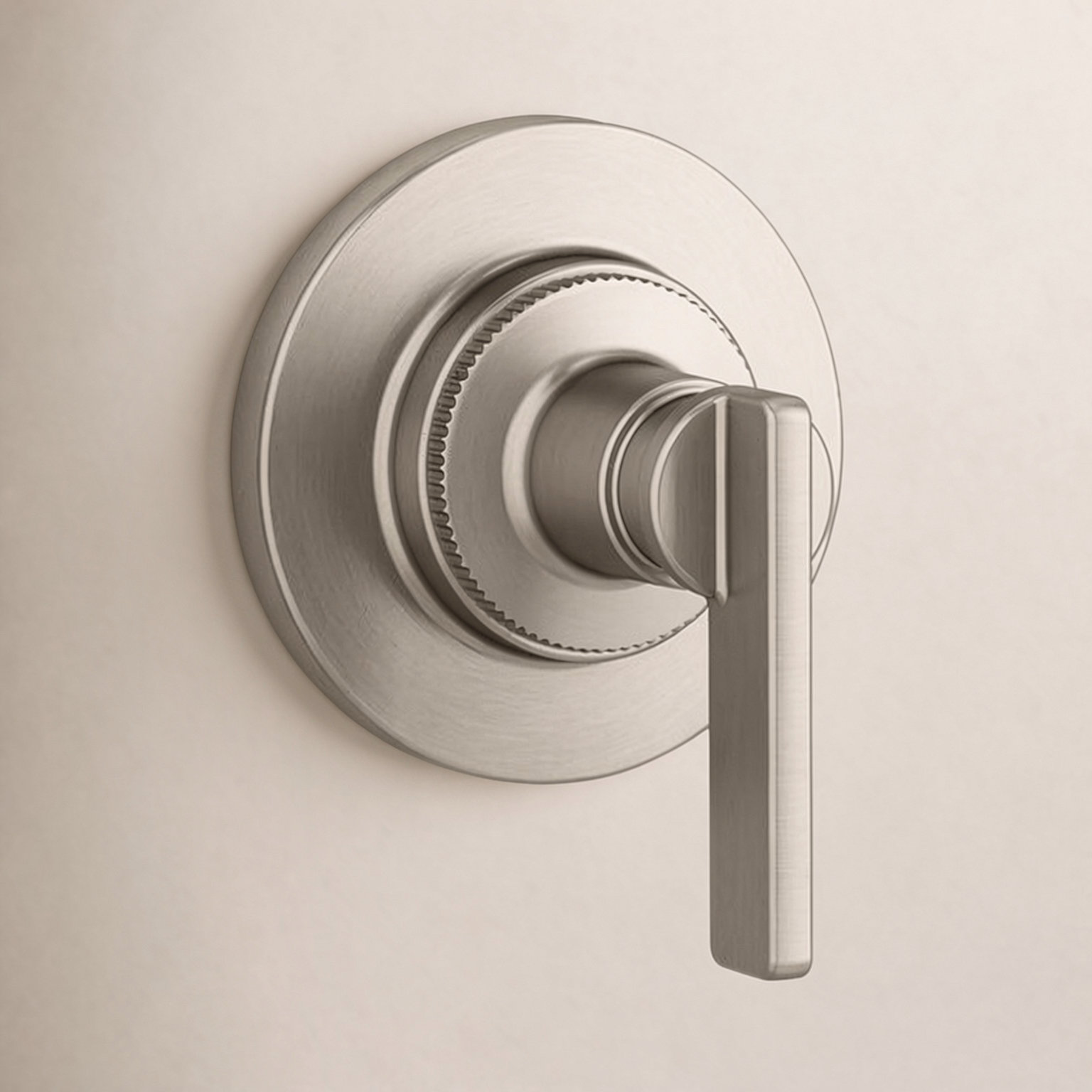 Castia Transfer Valve Trim with Lever Handle, Vibrant Brushed Nickel