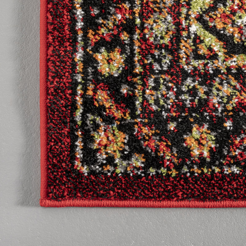 Brook Lane Southwestern Indoor / Outdoor Rug, Square 6'