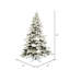 Sapin de Noël blanc givré-2133590755