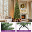 6FT Pre-Lit Artificial Pencil Christmas Tree