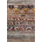 Multi-Colored Stripe Section Pyramid and Mixed Shape Patterned Modern Decorative Rug-586637995