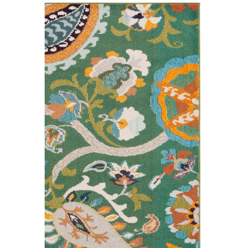 Monaco Performance Paisley Rug, Rectangle 9' x 12'