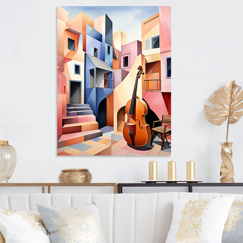 Rose, musique de Harlem en couleur pastel - Harlem Renaissance, art mural en métal, H 32 po x l 16 po x P 1 po