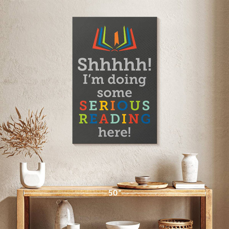 Senne Serious Reading V, 36" H x 24" W