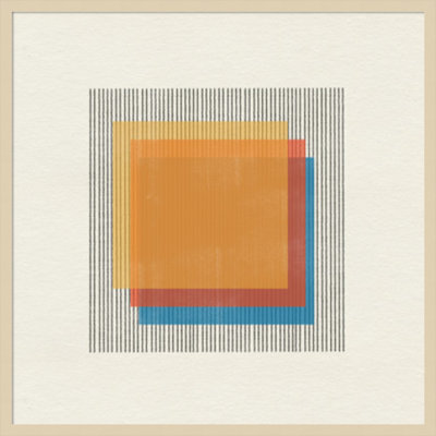 Midcentury Modern Squares No 1 Print