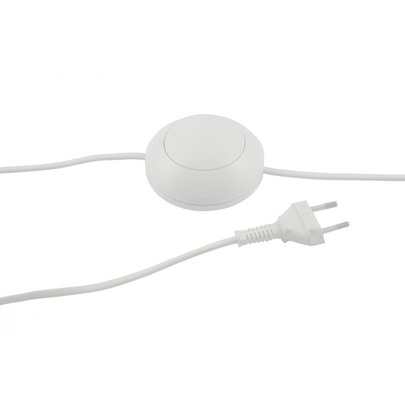 Albritton 149cm Tripod Floor Lamp, White, White