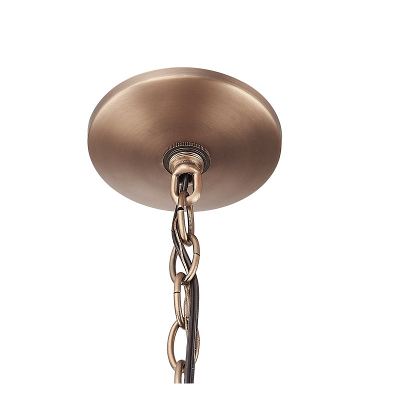 Dillion 3 - Light Outdoor Hanging Lantern, Copper Patina