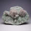 Mésolite sur apophyllite verte