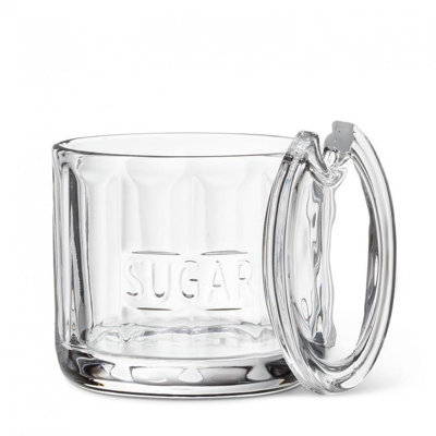 Clear With Lid Sugar Pot