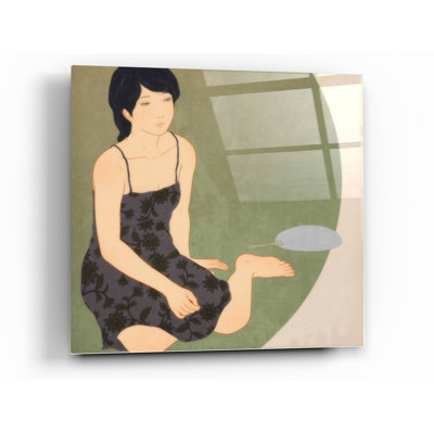  «Waka Kaede» par Sai Tamiya, art mural en verre acrylique, 36 po x 36 po