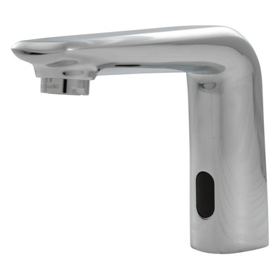 FlowCurve 4 in. Centerset Touch Free Sensor Bathroom Faucet without Deckplate in Polished Chrome