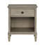 Table de chevet gris récupéré-764181872
