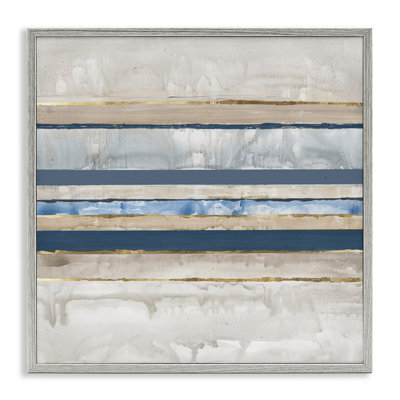  «Nautical Tone Stripes», art de la giclée encadrée par Lera