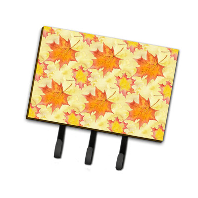 Metal Wall Organizer with Key Hooks