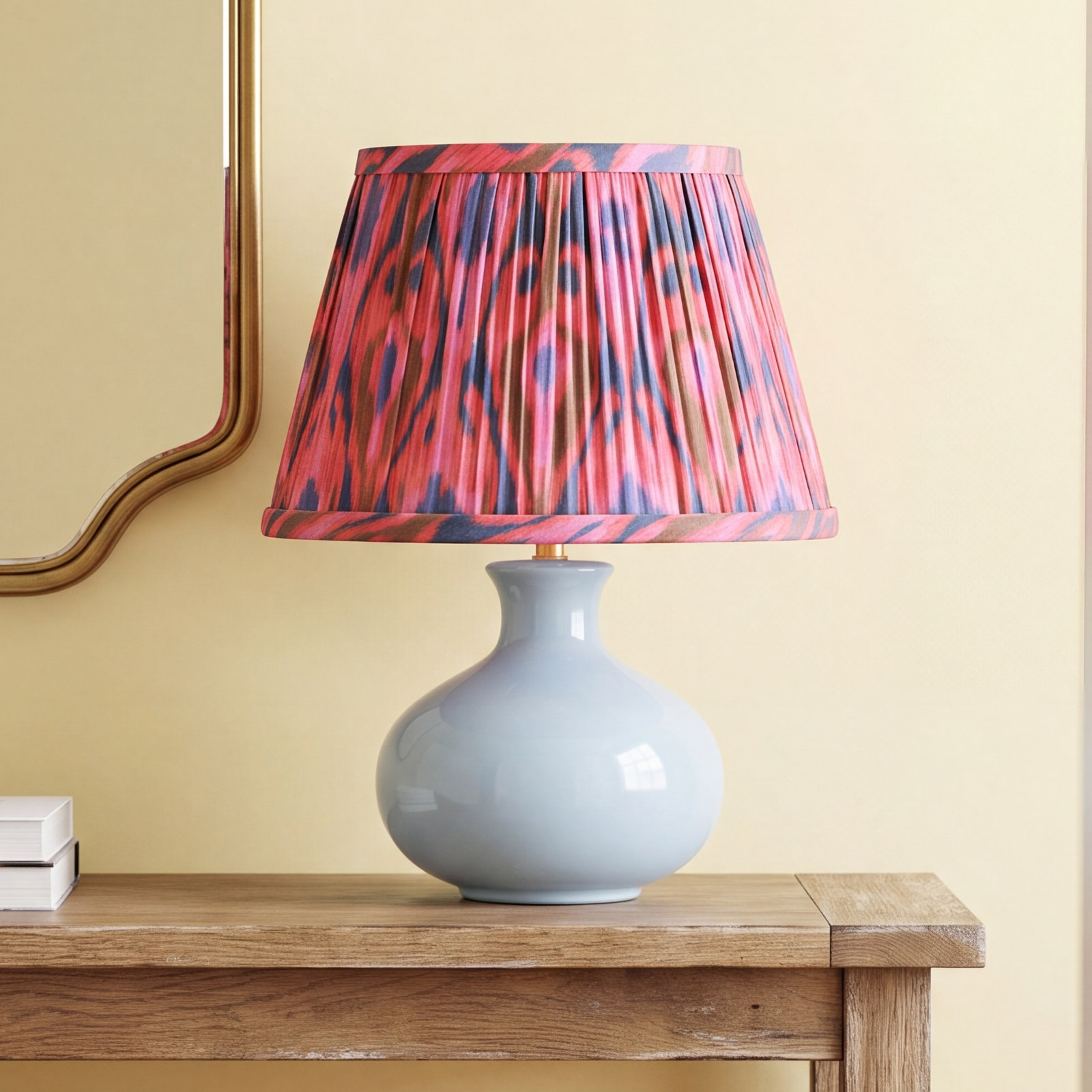 Empire Hardback Sconce Lamp Shade, Pink/Red/Blue