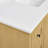Avery 48 Inch Single Bathroom Vanity in Dark Walnut, White Cultured Marble Countertop, Undermount Square Sink (1-Hole), Brushed Gold Trim-51712058-51978239-134320030