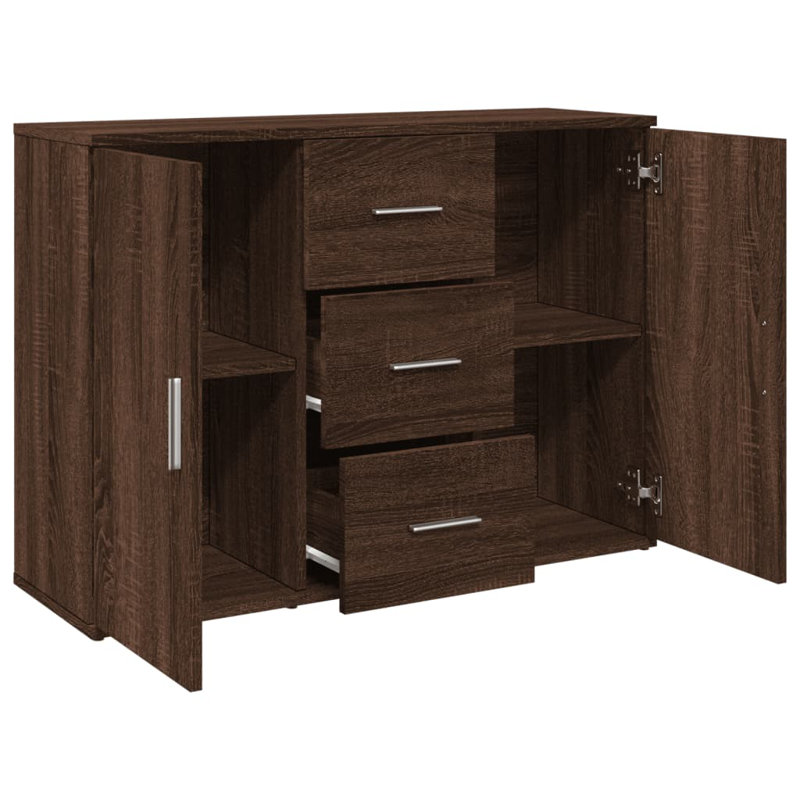 Buffet Vidaxl, Aspect chêne brun