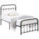 Kempst Metal Bed Mattress Foundation with Headboard No Box Spring Needed
