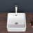 15"x15" Ceramic Square Vessel Bathroom Sink