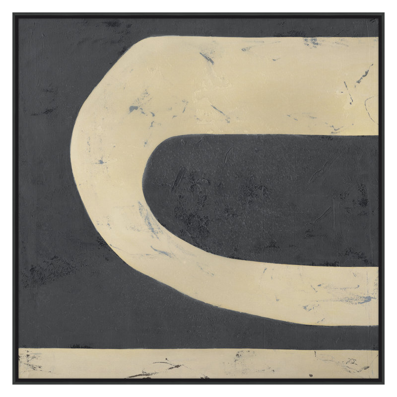 Archaic 1 Print by Kyle Goderwis, 30" H x 30" W x 2.63" D, Black Framed