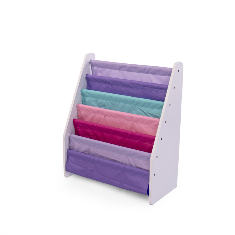 Bain 30'' H X 25'' W No Subject Book Display, Pink/Purple/White