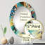 Munchen - Miroir mural moderne ovale-109351411