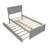 Platform Bed With Trundle-1371211566