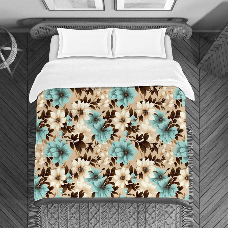 Floral Avishek Bedding, Twin Duvet Cover